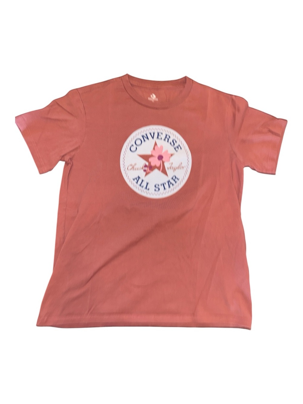 Converse Coral Pink Graphic Short Sleeve Tee